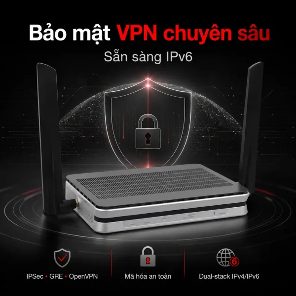 Bộ định tuyến AirPro AP-LT4505N SIM đơn 4G LTE 300Mbps