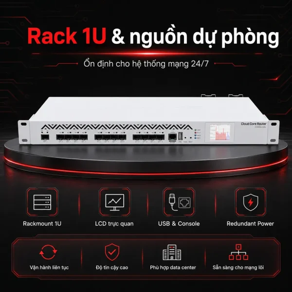 Bộ định tuyến Router Mikrotik CCR1016-12S-1S+