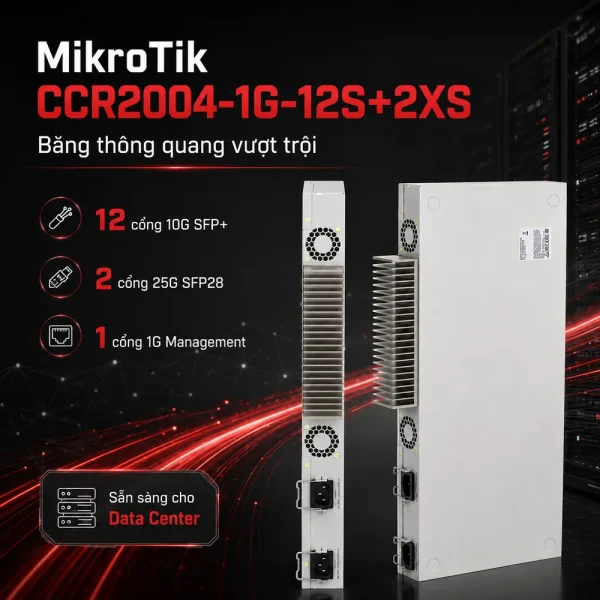 Bộ định tuyến Router Mikrotik CCR2004-1G-12S+2XS
