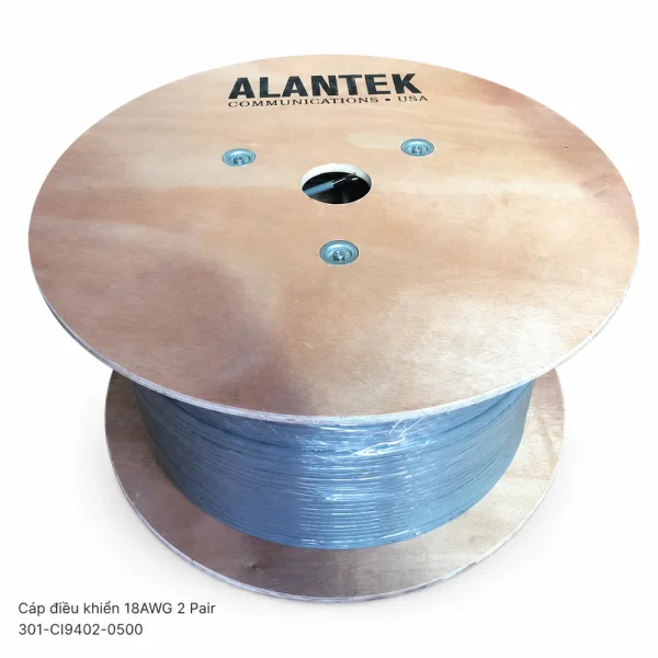 Cáp điều khiển Alantek 18AWG 2 Pair 301-CI9402-0500