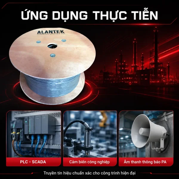 Cáp điều khiển Alantek 18AWG 2 Pair 301-CI9402-0500