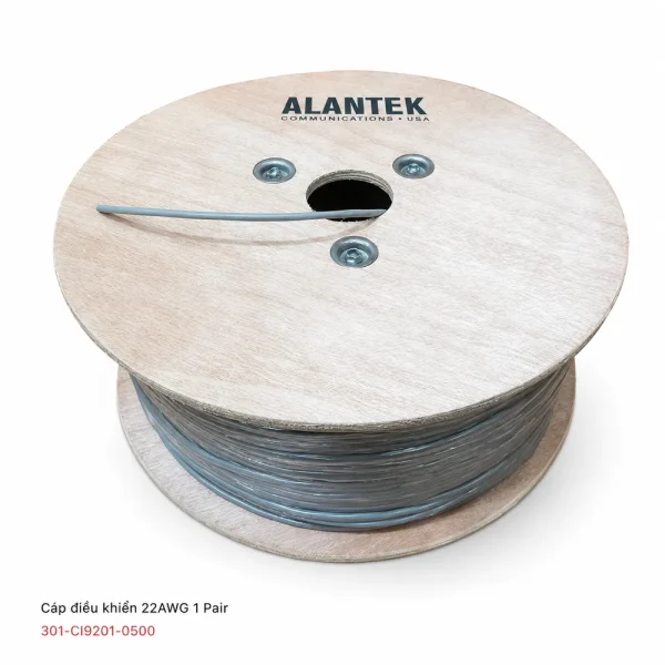 Cáp điều khiển Alantek 22AWG 1 pair 301-CI9201-0500