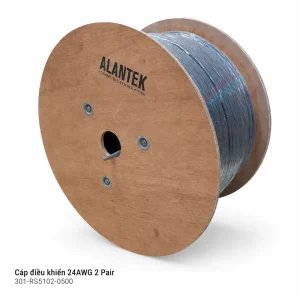 Cáp điều khiển Alantek 24 AWG 2-pair 301-RS5102-0500