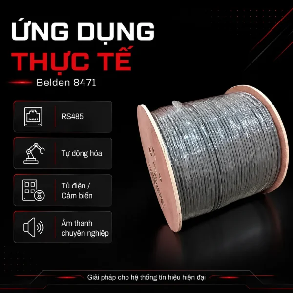 Cáp điều khiển Belden 16AWG 1 pair 8471