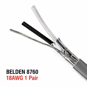 Cáp điều khiển Belden 18AWG 1 pair 8760