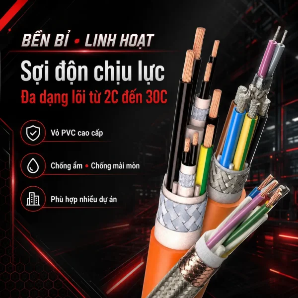 Cáp Điều Khiển Chống Nhiễu Có Lưới IMATEK 0.5mm2