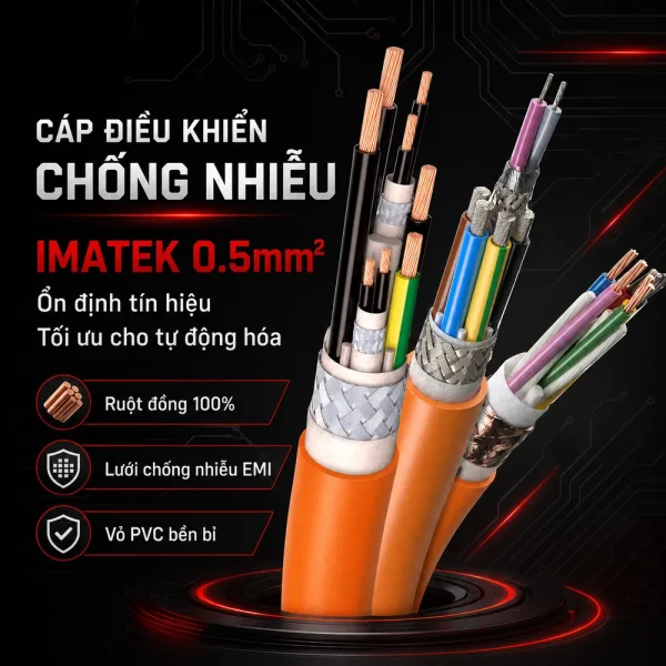 Cáp Điều Khiển Chống Nhiễu Có Lưới IMATEK 0.5mm2