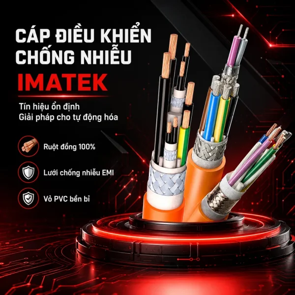 Cáp Điều Khiển Chống Nhiễu Có Lưới IMATEK 1.0mm2