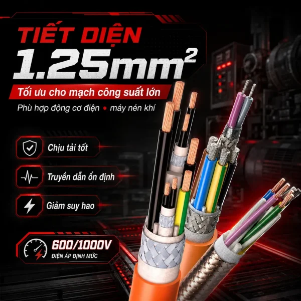 Cáp Điều Khiển Chống Nhiễu Có Lưới IMATEK 1.25mm2
