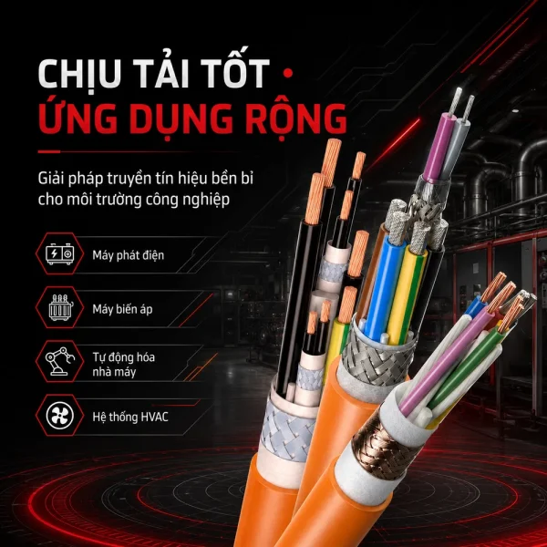 Cáp điều khiển chống nhiễu có lưới IMATEK 1.5mm2