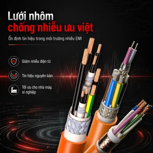 Cáp điều khiển chống nhiễu có lưới IMATEK 10mm2