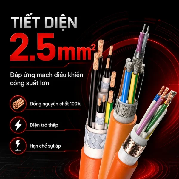 Cáp Điều Khiển Chống Nhiễu Có Lưới IMATEK 2.5mm2