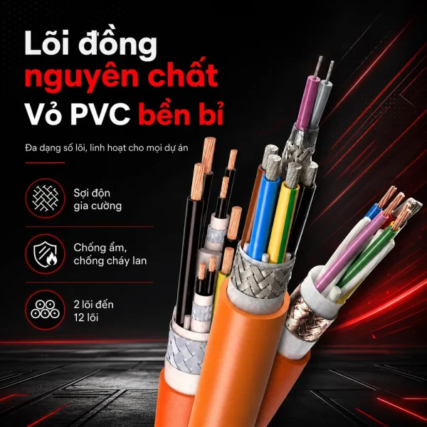 Cáp Điều Khiển Chống Nhiễu Có Lưới IMATEK 2.5mm2