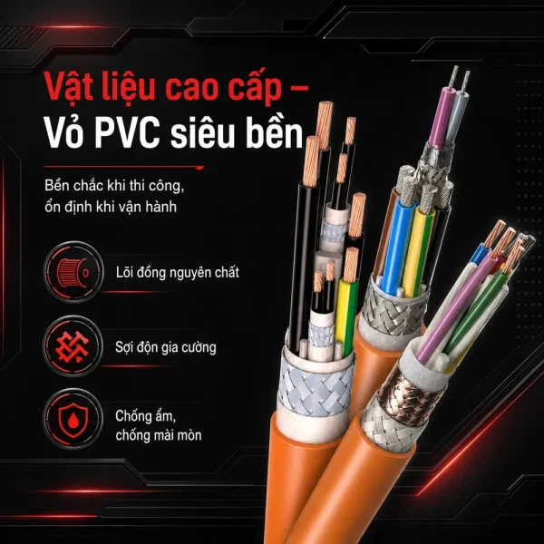 Cáp Điều Khiển Chống Nhiễu Có Lưới IMATEK 6mm2