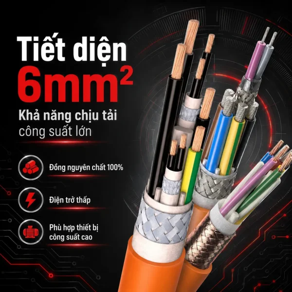 Cáp Điều Khiển Chống Nhiễu Có Lưới IMATEK 6mm2