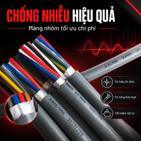 Cáp điều khiển CT-500 12G Altek Kabel