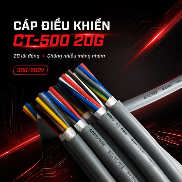 Cáp điều khiển CT-500 20G Altek Kabel