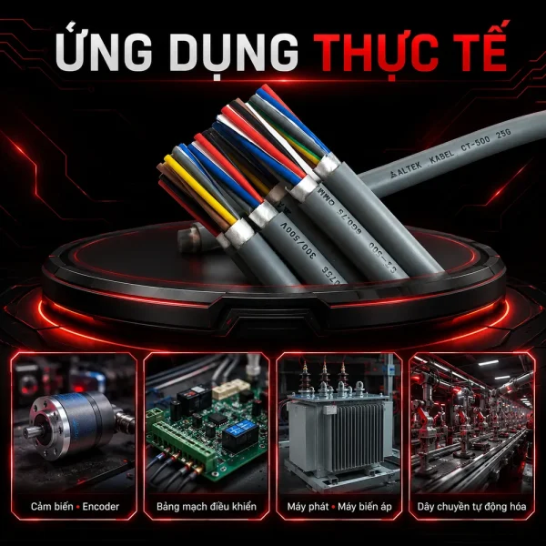 Cáp điều khiển CT-500 25G Altek Kabel