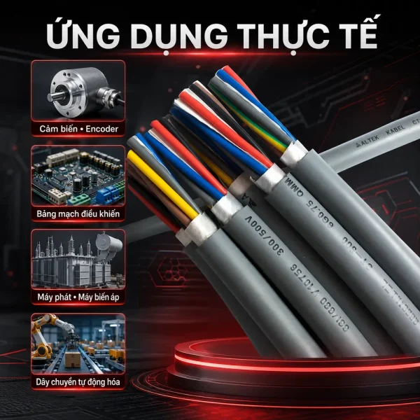Cáp điều khiển CT-500 30G Altek Kabel
