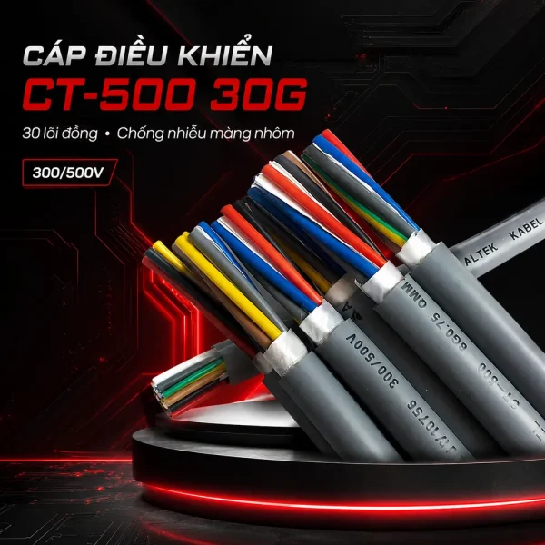 Cáp điều khiển CT-500 30G Altek Kabel