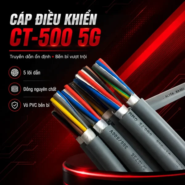Cáp Điều Khiển CT-500 5G Altek Kabel