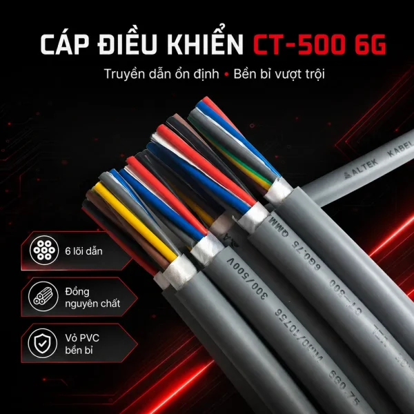 Cáp điều khiển CT-500 6G Altek Kabel