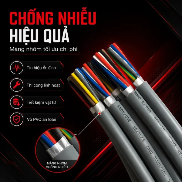 Cáp điều khiển CT-500 6G Altek Kabel