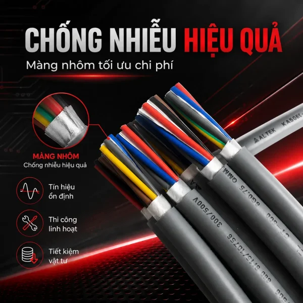 Cáp điều khiển CT-500 7G Altek Kabel