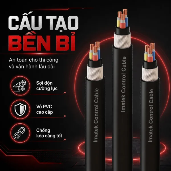 Cáp Điều Khiển Không Lưới IMATEK 6mm2