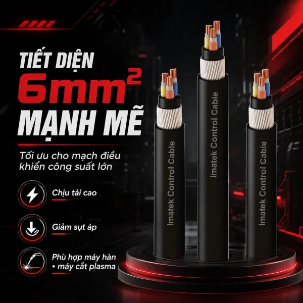 Cáp Điều Khiển Không Lưới IMATEK 6mm2