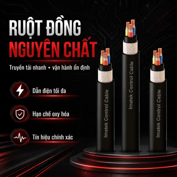 Cáp Điều Khiển Không Lưới IMATEK 6mm2