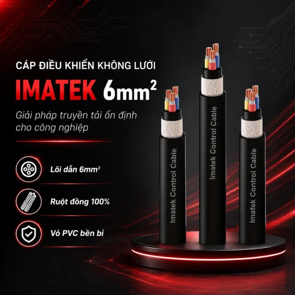 Cáp Điều Khiển Không Lưới IMATEK 6mm2