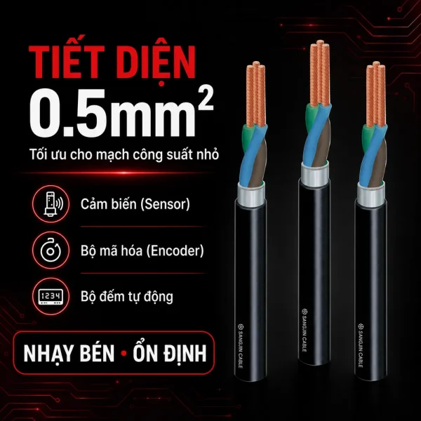 Cáp Điều Khiển Không Lưới SANGJIN 0.5mm2
