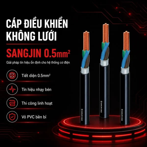 Cáp Điều Khiển Không Lưới SANGJIN 0.5mm2