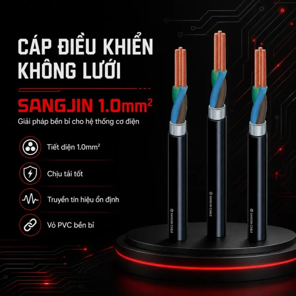 Cáp điều khiển không lưới SANGJIN 1.0mm2