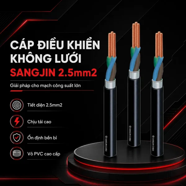 Cáp điều khiển không lưới SANGJIN 2.5mm2
