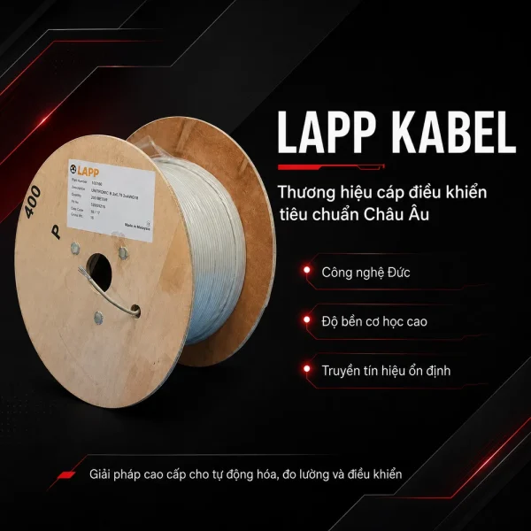 Cáp điều khiển Lapp Kabel 1X2X18AWG 0033002