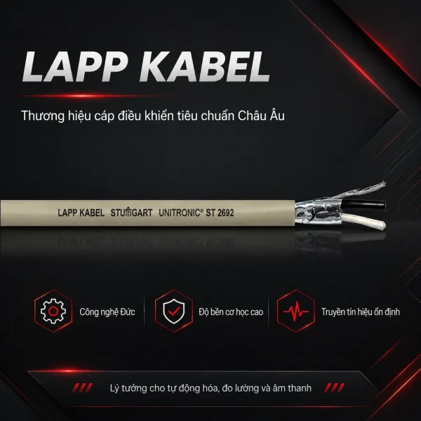 Cáp điều khiển Lapp Kabel 2X2X18AWG 3803971