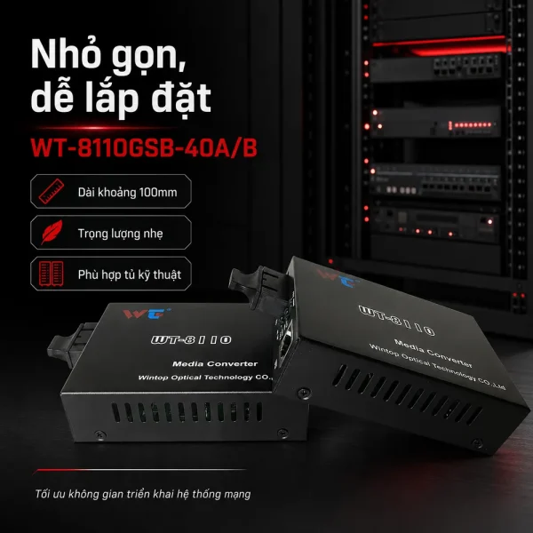 Converter quang Wintop WT-8110GSB-40A/B