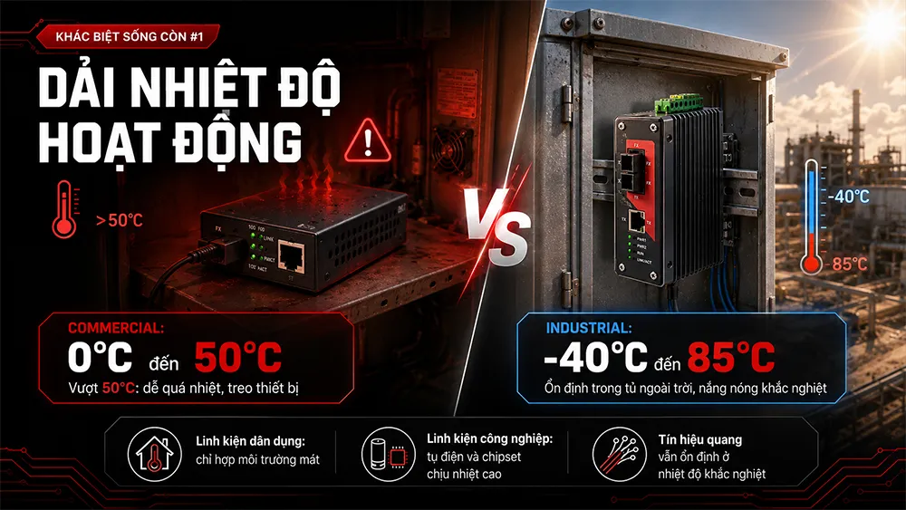 dải nhiệt độ hoạt động