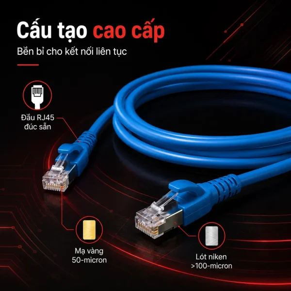 Dây nhảy COMMSCOPE/AMP Cat5e 2m
