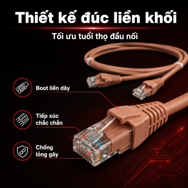 Dây nhảy mạng Legrand cat5e UTP RJ45 độ dài tuỳ chọn PN:632730