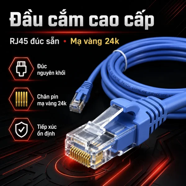 Dây nhảy mạng LS cat5e 10m