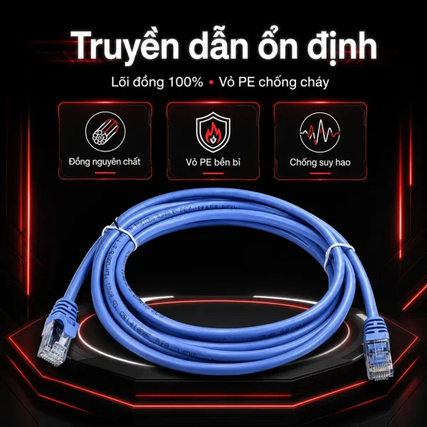 Dây nhảy mạng LS cat5e 10m