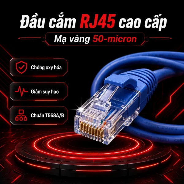 Dây nhảy mạng LS Cat6 5m – Patch cord LS Cat6 5m