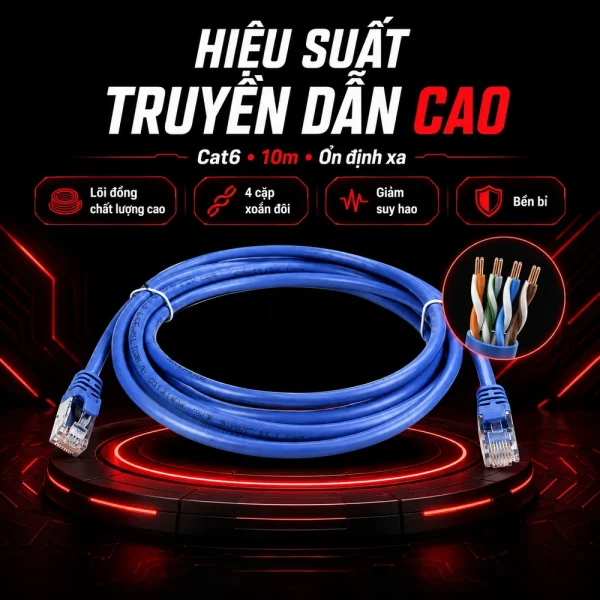 Dây nhảy mạng LS Cat6 5m – Patch cord LS Cat6 5m