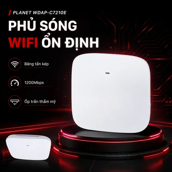 Điểm truy cập không dây Planet WDAP-C7210E băng tần kép