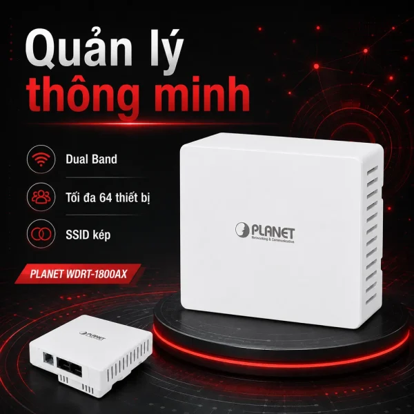 Điểm truy cập không dây Planet WS-1232P băng tần kép 802.11ac
