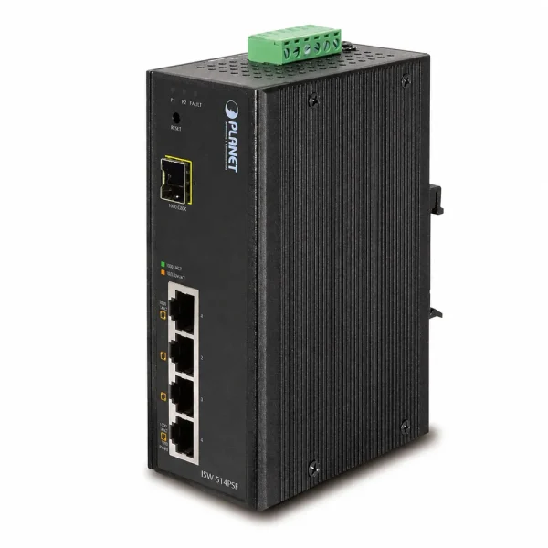 ISW-514PSF Switch công nghiệp 4 x 1G PoE + 1x 1G SFP