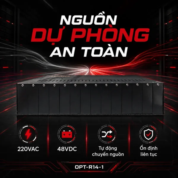Khay nguồn tập trung Optone OPT-R14-1 chính hãng